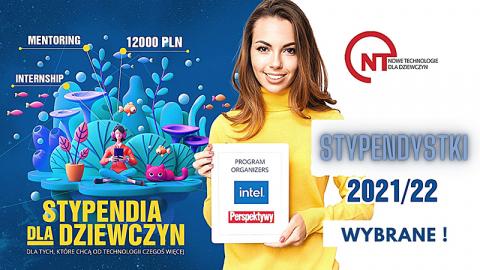 Baner stypendia dla dziewczyn