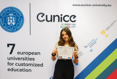 Studentka WIiT-Maja Maćkowiak-zwyciężczynią EUNICE Start Cup