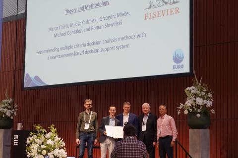 “2024 EURO Award for the Best EJOR Paper”